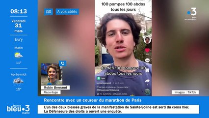 Rencontre avec Lancelot dans la préparation de son premier marathon de Paris !