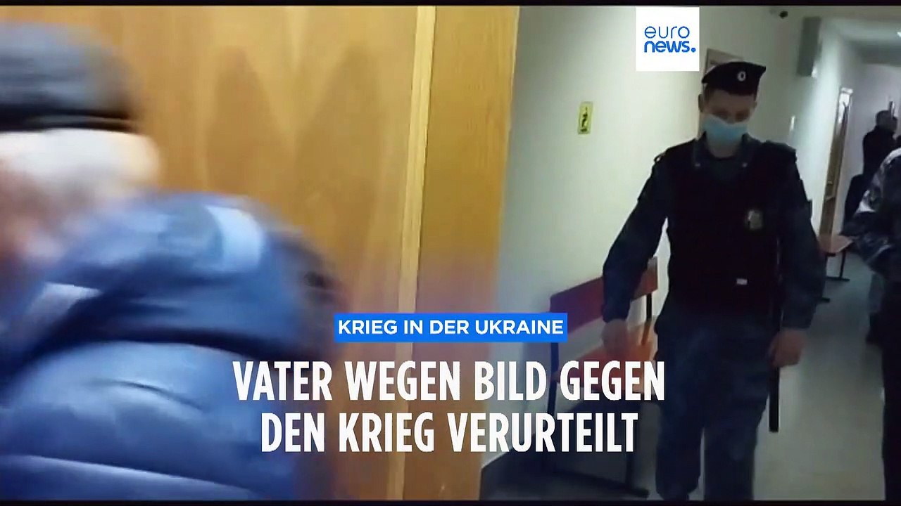 Tochter malt Bild gegen Putins Krieg: Vater muss 2 Jahre ins Straflager