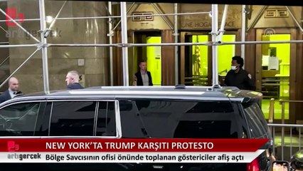 New York'ta Trump karşıtı protestolar