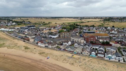 Flying my DJI Mini 3 pro drone at Jaywick Beach in Essex Clacton On Sea (1)