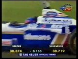 Formula-1 1996 Rd 13 - Belgium - Spa Francorchamps - Qualifying (Eurosport)