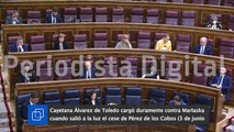 El día que Cayetana Álvarez de Toledo cargó duramente contra Marlaska por el cese del General Pérez de los Cobos