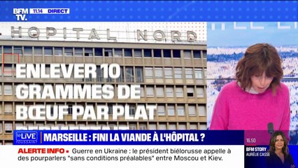 Marseille: les hôpitaux publics envisagent de ne plus servir de viande rouge