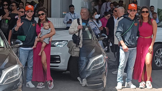 Priyanka Chopra Nick Jonas Daughter Malti Marie का First Time India Arrival Video Viral । Boldsky