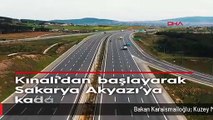Bakan Karaismailoğlu: Kuzey Marmara Otoyolu'nu 864 milyon araç kullandı