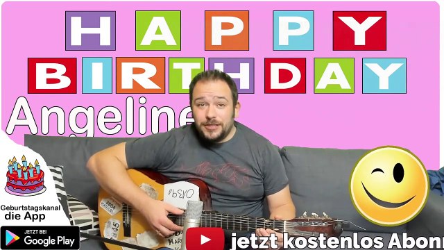 Happy Birthday, Angeline! Geburtstagsgrüße an Angeline