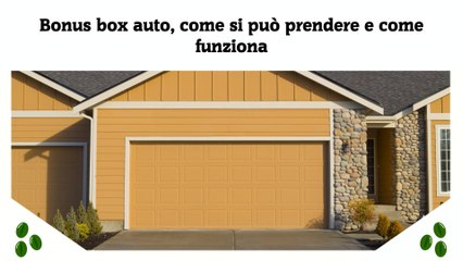 Bonus box auto, come si può prendere e come funziona