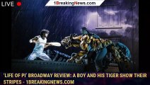 ‘Life Of Pi’ Broadway Review: A Boy And His Tiger Show Their Stripes - 1breakingnews.com
