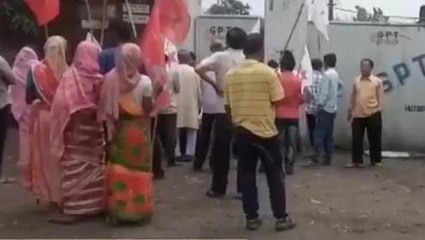 বাঁকুড়া: শ্রমিক মৃত্যুর প্রতিবাদে পথে নামলো বামেরা