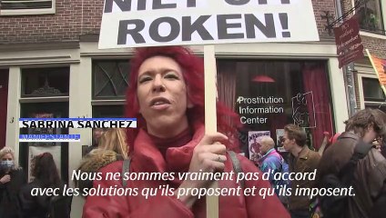Amsterdam: des travailleuses du sexe manifestent pour défendre le Quartier rouge