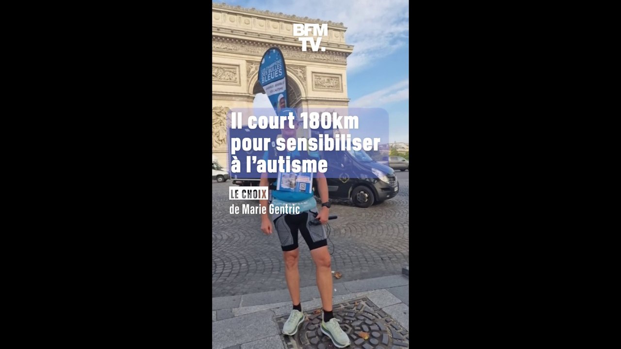 ‍♂️ Il court 180km avant le marathon de Paris pour sensibiliser à l'autisme