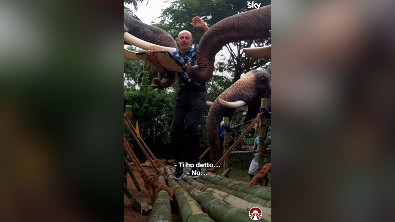 "Pechino Express, la prova degli elefanti"