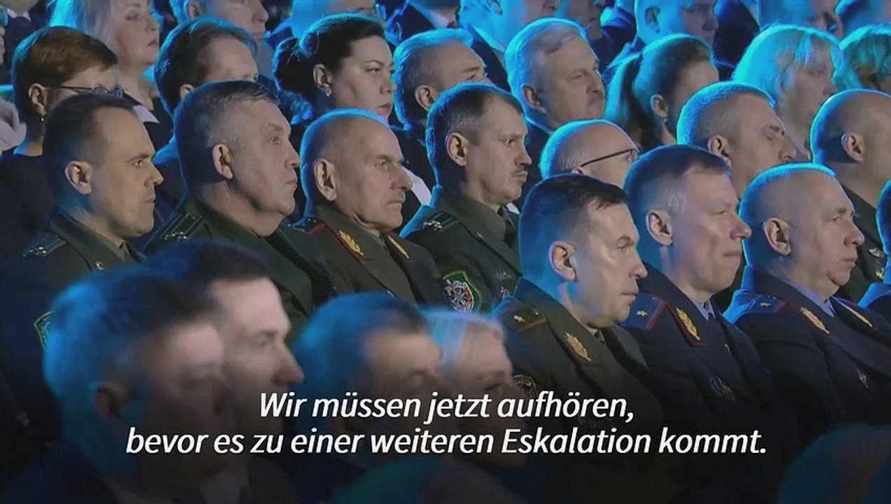 Ukraine-Krieg: Lukaschenko fordert Verhandlungen 'ohne Vorbedingungen'