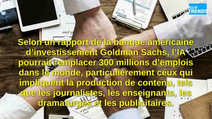 L'IA menace de supprimer 300 millions d'emplois dans le monde: les détails effrayants.