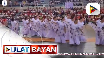 Mga kababaihan sa isang folk dance competition sa Lanao Del Norte, nagpakitang gilas