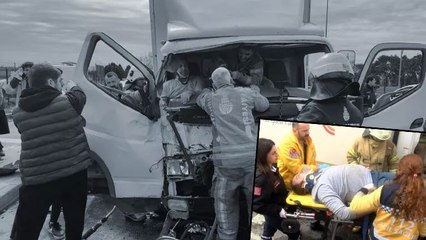 Bakırköy’de kırmızı ışık ihlali iddiası: 5 araç birbirine girdi