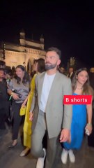 Anushka Sharma and Virat Kohli seen at the Dior Fashion Week