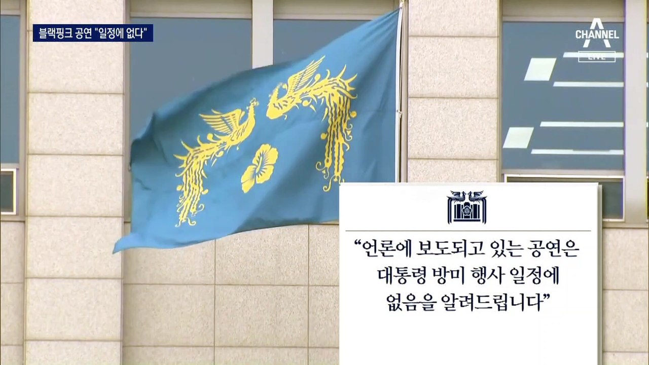 외교라인 줄사퇴 계기…블랙핑크 공연 취소?