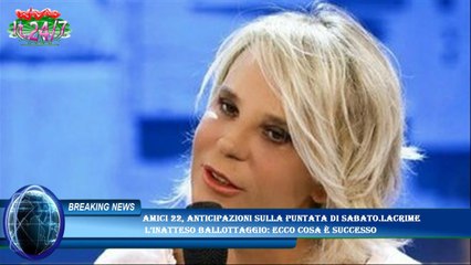 Amici 22, anticipazioni sulla puntata di sabato.Lacrime  l’inatteso ballottaggio: ecco cosa è succes