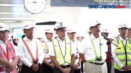 Tinjau Proyek KCJB dan LRT, Luhut: Akan jadi Kado HUT RI ke-78