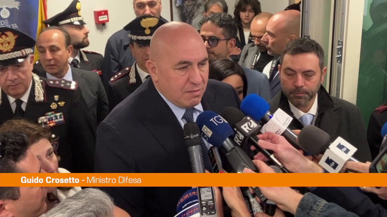 Nuova caserma Carabinieri a Partinico, Crosetto "Lo Stato è presente"