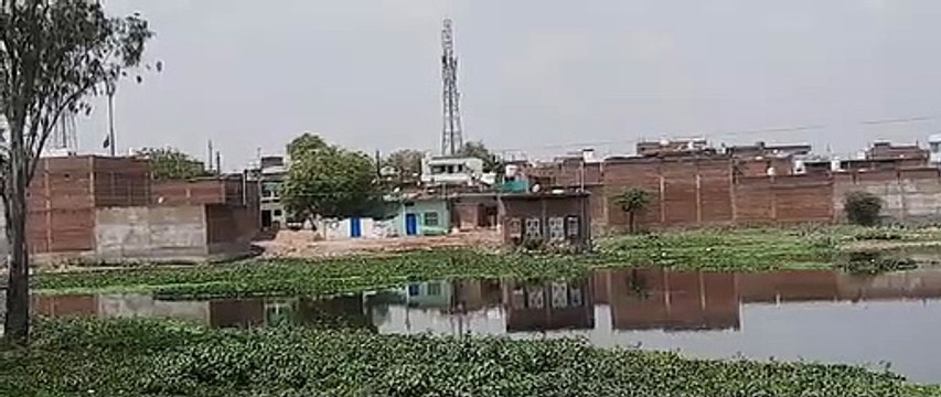 संकटमोचन तालाब के भराव क्षेत्र में अतिक्रमण