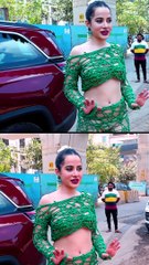 Uorfi Javed Spotted At Talkies For Shoot