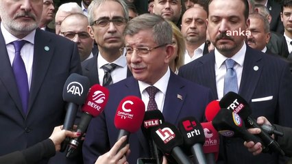 Ahmet Davutoğlu, İYİ Parti İl Başkanlığı önünden Erdoğan'a seslendi: "Çıkın açık şekilde kınayın"