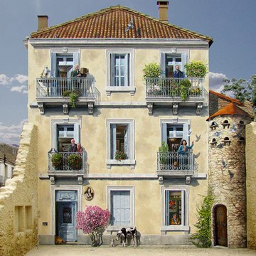 De magnifques fresques trompe-l’oeil pour habiller des bâtiments aux quatre coins du pays