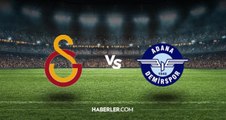 Galatasaray - Adana Demirspor maçı ne zaman, saat kaçta? Galatasaray - Adana Demirspor hangi kanalda? GS - Adana Demirspor maçı ne zaman?