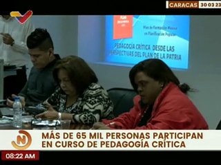 Se realizó curso de Pedagogía Crítica, el cual contó con la participación de más de 65 mil personas