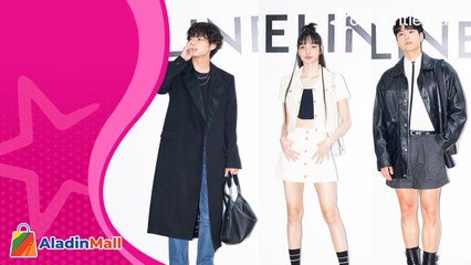 Gaya Memukau Lisa BLACKPINK, V BTS dan Park Bo Gum di Pop-up Store Celine