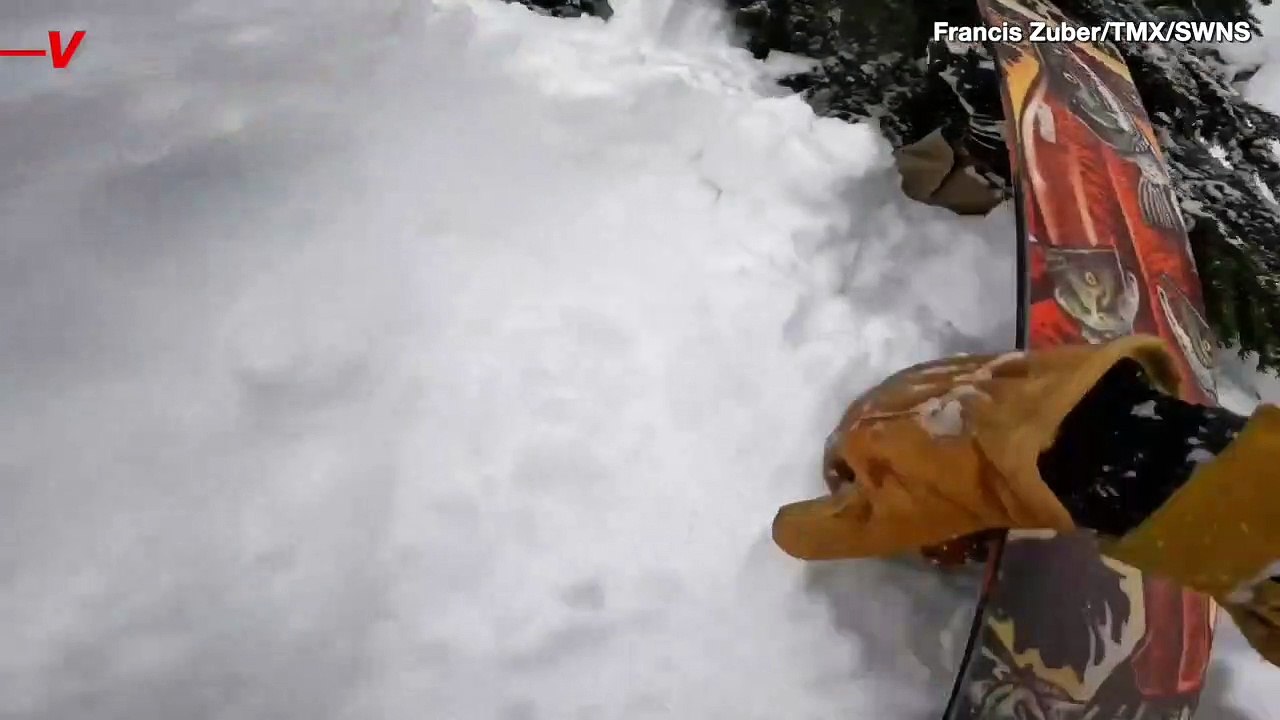 Must See! This is the Moment a Skier Rescues Up...