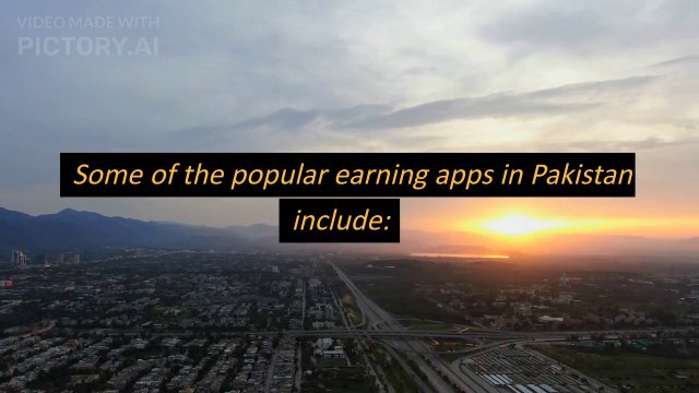 Earning apps in pakistan