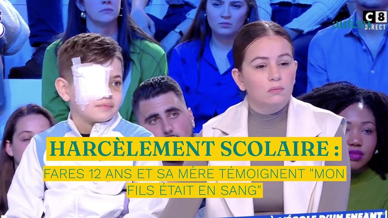 Harcèlement scolaire : Fares 12 ans et sa mère témoignent “mon fils était en sang”