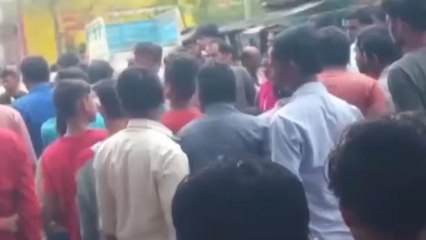 सागर: सड़क हादसे में 2 की मौत के बाद सड़क पर जमकर बबाल,पुलिस ने संभाला मोर्चा