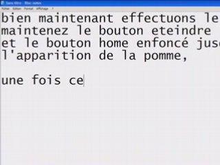 ipod touch Jailbreak  1.1.4 tuto [part1]