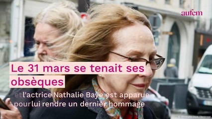 Obsèques de Marion Game : Nathalie Baye éreintée, soutenue par Dominique Besnehard