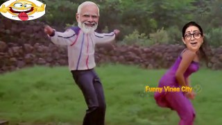 O Lala O Lala Song |  Modi Ji And Smriti  | Funny Dance