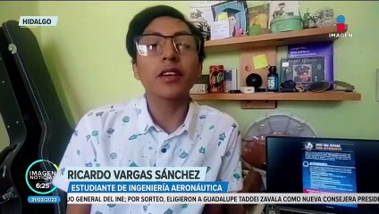 Estudiante hidalguense cumplirá su sueño al vivir una estancia en Alabama con la NASA