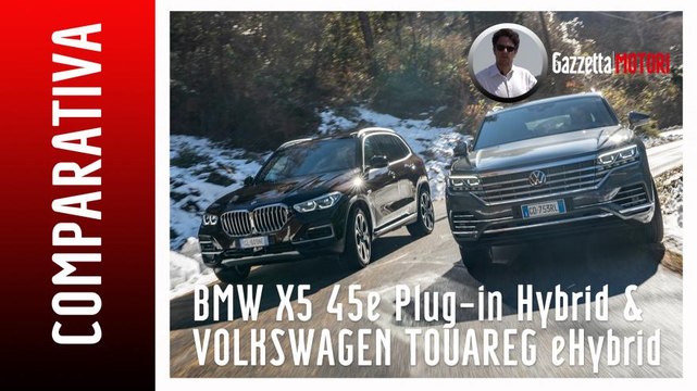 Bmw X5 45e contro Volkswagen Touareg eHybrid: Suv plug-in a confronto