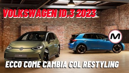 Volkswagen ID.3 2023: ecco cosa e come cambia col restyling