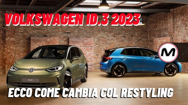 Volkswagen ID.3 2023: ecco cosa e come cambia col restyling