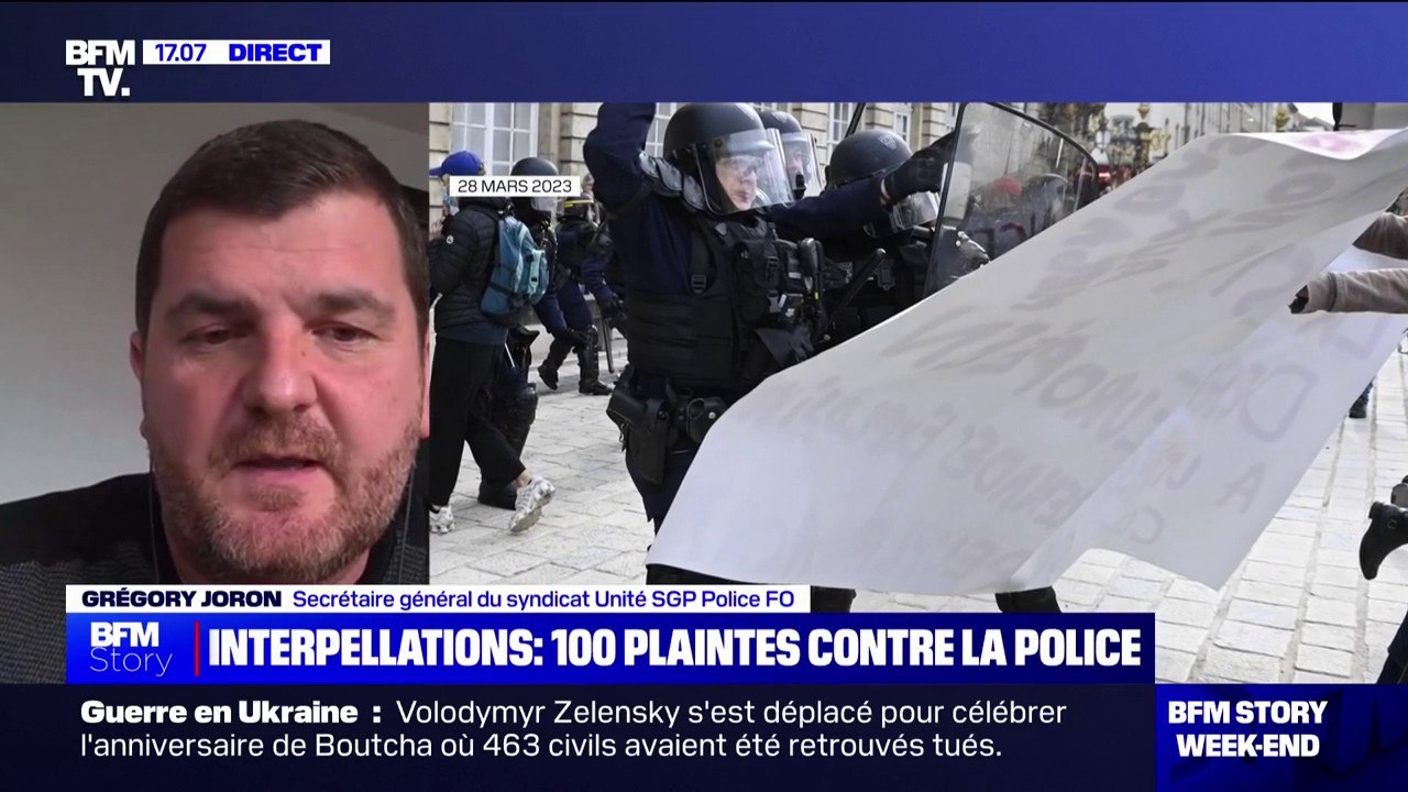 Grégory Joron (Unité SGP Police FO), sur les violences policières: "Je pense que mes collègues ont fait leur boulot depuis le début de ces manifestations"