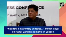 Country is extremely unhappy: Goyal on Rahul Gandhi’s remarks in London