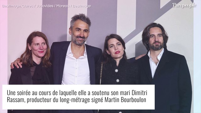 Charlotte Casiraghi chic et fatale en Chanel au bras de son mari Dimitri Rassam, Carole Bouquet présente pour son fils