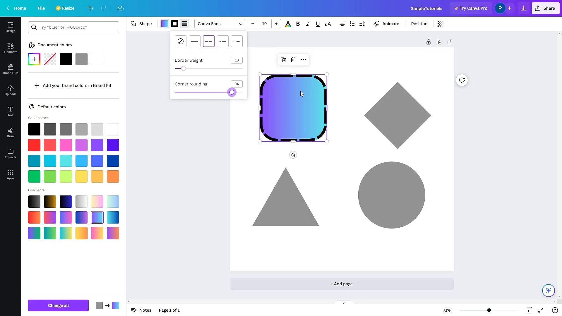 Canva Course Section 21 Copy and Paste Layer Styles