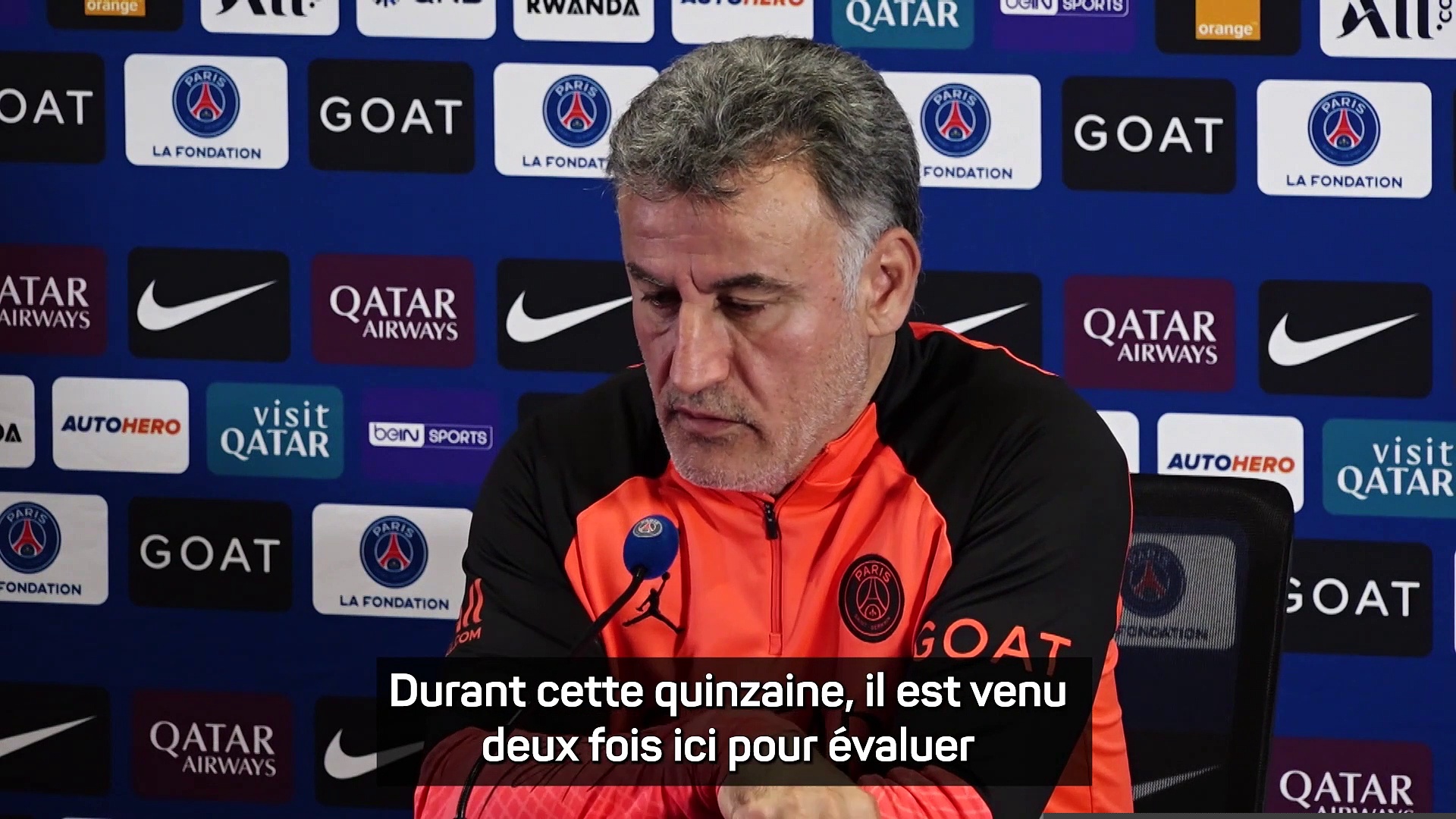 Christophe Galtier : "Mbappé capitaine, c'est le bon choix."