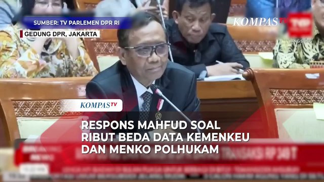 Mahfud Respons Penjelasan Wamenkeu Soal Ribut Beda Data Kemenkeu dan Menko Polhukam
