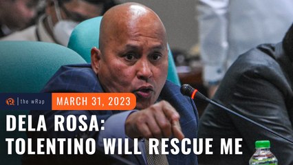 Dela Rosa: Tolentino will rescue me if I'm arrested